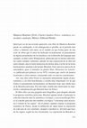 Research paper thumbnail of Reseña: Eugenio Chávez,  "Mauricio Beuchot (2014). Charles Sanders Peirce: semiótica, iconicidad y analogía. México, Editorial Herder."