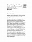 Research paper thumbnail of Code-Switching in Anzaldúa's _Borderlands/La Frontera_ and Walcott's _Omeros_: A Literary Device for "New Readability."