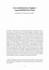 Research paper thumbnail of Actos administrativos ilegales y responsabilidad del Estado