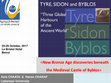 Research paper thumbnail of 27 October 2017: «New Bronze Age discoveries beneath the Medieval Castle of Byblos»
in Symposium of : Tyre, Sidon and Byblos. Three global harbours of the Ancient world , at Bristol Hotel, Beirut