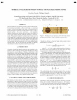 Research paper thumbnail of Timbral analogies between vowels and plucked string tones