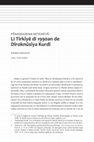 Research paper thumbnail of Pênasekirina Neteweyê: Li Tirkîyê di 1990a de Dîroknûsîya Kurdî, tr. Y. Hemed, in: Zarema (Diyarbakir) 12, 2018.