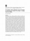 Research paper thumbnail of CAN SECURITY SECTOR REFORM ALLEVIATE POVERTY IN POST-CONFLICT STATES? THE CASES OF SIERRA LEONE AND LIBERIA