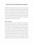 Research paper thumbnail of MILITARY AND PUBLIC UNDERSTANDING OF TERRORISM