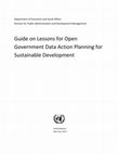 Research paper thumbnail of Guide on Lessons for Open Government Data Action Planning for Sustainable Development