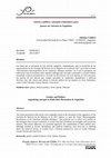 Research paper thumbnail of PA, Vol. 3, Nº 6 "Género y política: conceptos ordenadores para pensar sus vaivenes en Argentina"