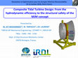 Research paper thumbnail of Composite Tidal Turbine Design: From the hydrodynamic efficiency to the structural safety of the MJM concept