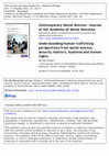 Research paper thumbnail of Understanding human trafficking: perspectives from social science, security matters, business and human rights