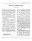 Research paper thumbnail of Airborne dust: A primer for clinicians