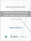 Research paper thumbnail of Informe del 2017: Índice de Transparencia del Sector Público Costarricense