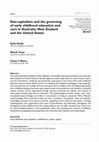 Research paper thumbnail of Edu-capitalism and the governing of early childhood education and care in Australia, New Zealand and the United States