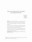 Research paper thumbnail of O processo de integração do Leste Asiático sob a perspectiva japonesa