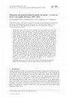 Research paper thumbnail of Diagnosing and prognosticating the quality movement – a review on the 25 years quality literature (1987 – 2011