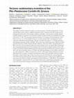 Research paper thumbnail of Tectono-sedimentary evolution of the Plio-Pleistocene Corinth rift, Greece