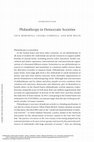 Research paper thumbnail of Philanthropy in Democratic Societies: History, Institutions, Values (edited volume), The University of Chicago Press, 2016