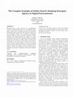 Research paper thumbnail of The Complex Example of Online Search: Studying Emergent Agency in Digital Environments