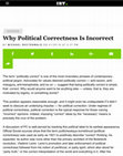 Research paper thumbnail of Why Political Correctness Is Incorrect