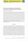 Research paper thumbnail of Environmental Regulations and Multinational Corporations' Foreign Market Entry Investments