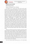 Research paper thumbnail of Hadiste Sened Tenkidi - Halil İbrahim Kutlay