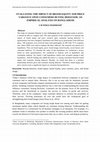 Research paper thumbnail of EVALUATING THE IMPACT OF BRAND EQUITY AND PRICE VARIANCE UPON CONSUMERS BUYING BEHAVIOR: AN EMPIRICAL ANALYSIS ON BANGLADESH