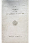 Research paper thumbnail of Journal of the University of Calcutta, Department of English, Volume XXX, Not. 1&2