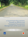 Research paper thumbnail of E-government procurement: Towards an Efficient and Transparent Procurement Management at the Local Level