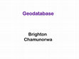 Research paper thumbnail of Geodatabases