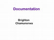 Research paper thumbnail of Documentation