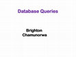 Research paper thumbnail of Database queries