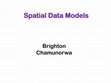 Research paper thumbnail of Spatial data models