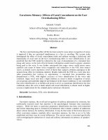 Research paper thumbnail of Earwitness Memory: Effects of Facial Concealment on the Face  Overshadowing Effect