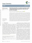 Research paper thumbnail of Hydrodeoxygenation of cellulose pyrolysis model compounds using molybdenum oxide and low pressure hydrogen