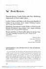 Research paper thumbnail of Gender Politics After War: Mobilizing Opportunity in Post-Conflict Africa