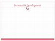 Research paper thumbnail of Personality Development