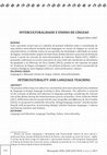 Research paper thumbnail of INTERCULTURALIDADE E ENSINO DE LÍNGUAS / INTERCULTURALITY AND LANGUAGE TEACHING