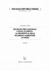 Research paper thumbnail of Decisioni precauzionali e stato di diritto. La prospettiva della sicurezza alimentare (II parte)