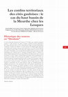 Research paper thumbnail of Les confins territoriaux des cités gauloises : le cas du haut bassin de la Meurthe chez les Leuques