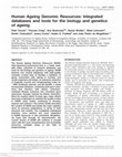 Research paper thumbnail of Human Ageing Genomic Resources: Integrated databases and tools for the biology and genetics of ageing