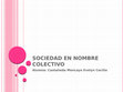 Research paper thumbnail of Sociedad en Nombre Colectivo