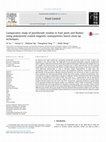 Research paper thumbnail of Comparative study of pyrethroids residue in fruit peels and fleshes using polystyrene-coated magnetic nanoparticles based clean-up techniques