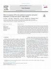 Research paper thumbnail of Effect of exogenous ATP on the postharvest properties and pectin degradation of mung bean sprouts (Vigna radiata