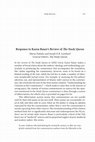 Research paper thumbnail of Response to Karen Bauer's Review of The Study Quran in AJISS