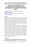 Research paper thumbnail of Aproximación bibliométrica a la investigación en comunicación digital a partir del análisis de SCOPUS entre el 2011 y 2012