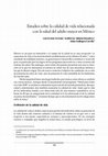 Research paper thumbnail of SALUD DEL ADULTO MAYOR. CALIDAD DE VIDA (1)