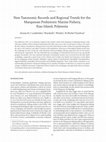 Research paper thumbnail of New Taxonomic Records and Regional Trends for the Marquesan Prehistoric Marine Fishery, Eiao Island, Polynesia