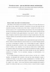 Research paper thumbnail of Écrivain ou sorcier : pour une littérature mineure anti-historique