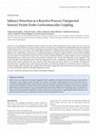 Research paper thumbnail of Saliency Detection as a Reactive Process: Unexpected Sensory Events Evoke Corticomuscular Coupling