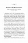 Research paper thumbnail of Against Equality, Against Inclusion