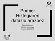 Research paper thumbnail of 2017-Pomier Hiztegiaren datazio arazoez