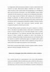 Research paper thumbnail of Democrazia e demagogia- forme della recitatività tra antico e moderno copia.pdf